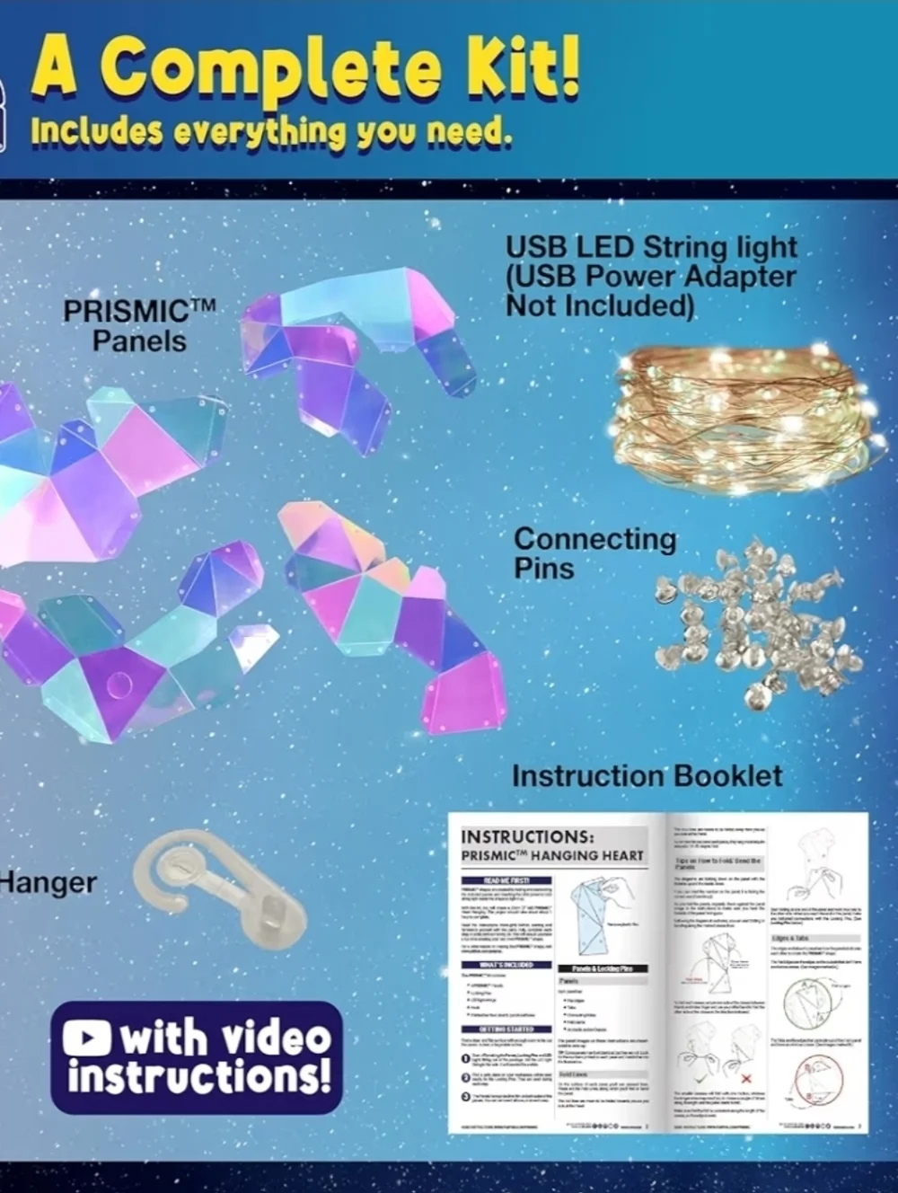 DIY Night Light Kit for Girls 3D Heart Puzzle - Gifts for Girls 8 9 10-12 Years